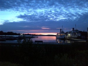 Sunset at Gravenhurst Wharf